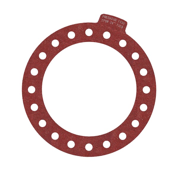 Macho O-Ring & Seal 24in Full Face Predator 1330 Flange Gasket Red EPDM, NSF-61 Certified, 1/8in Thick 2400.PFF150.M0001 - main